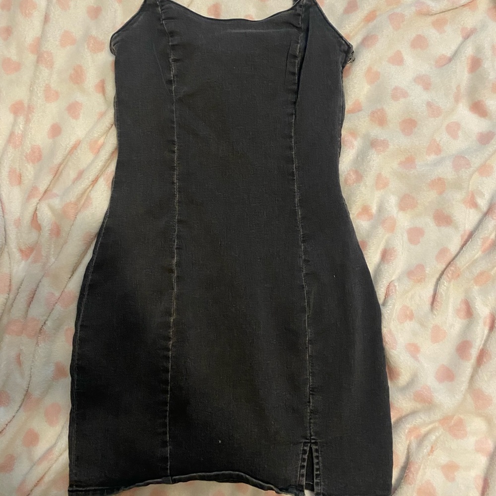 H&M black mini dress